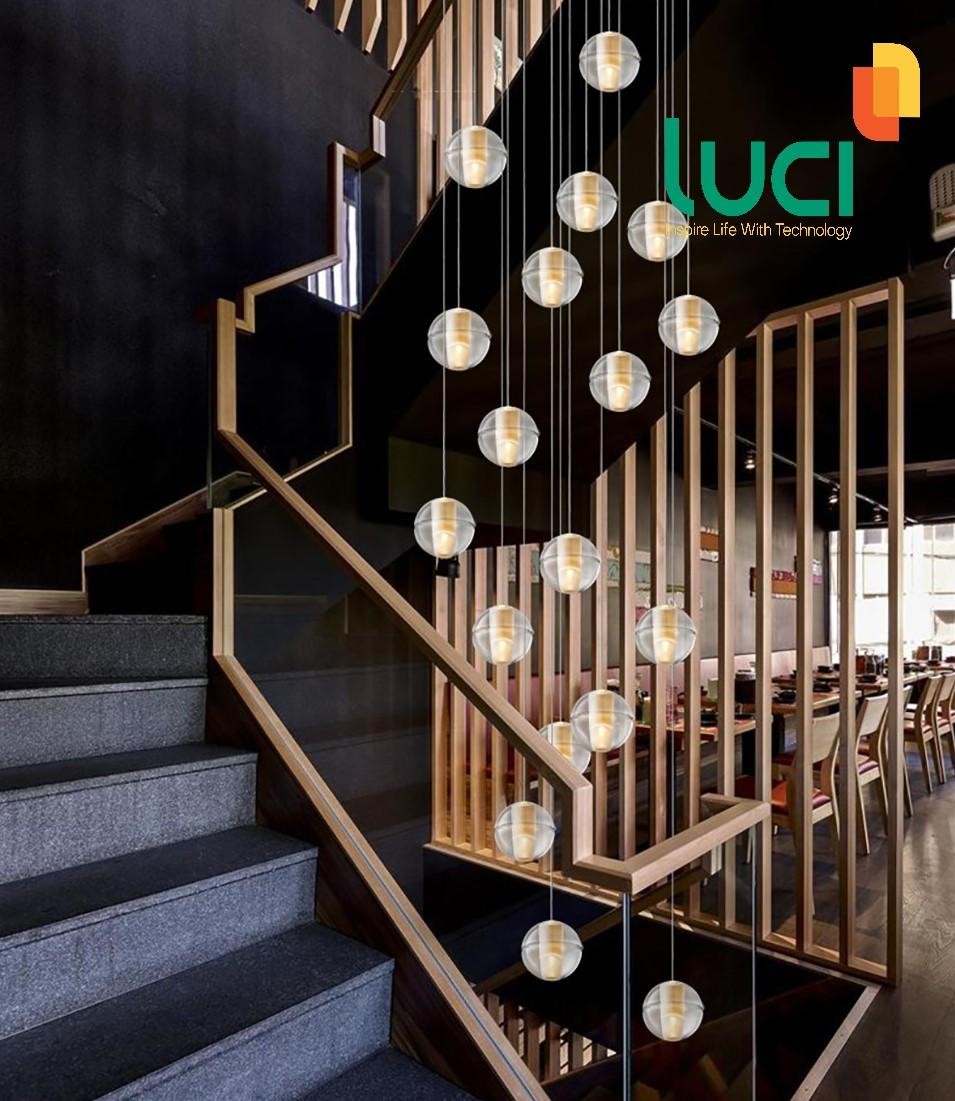 Top 10 loại đèn cầu thang trang trí nhà ở đẹp, bắt kịp xu hướng - LUCI