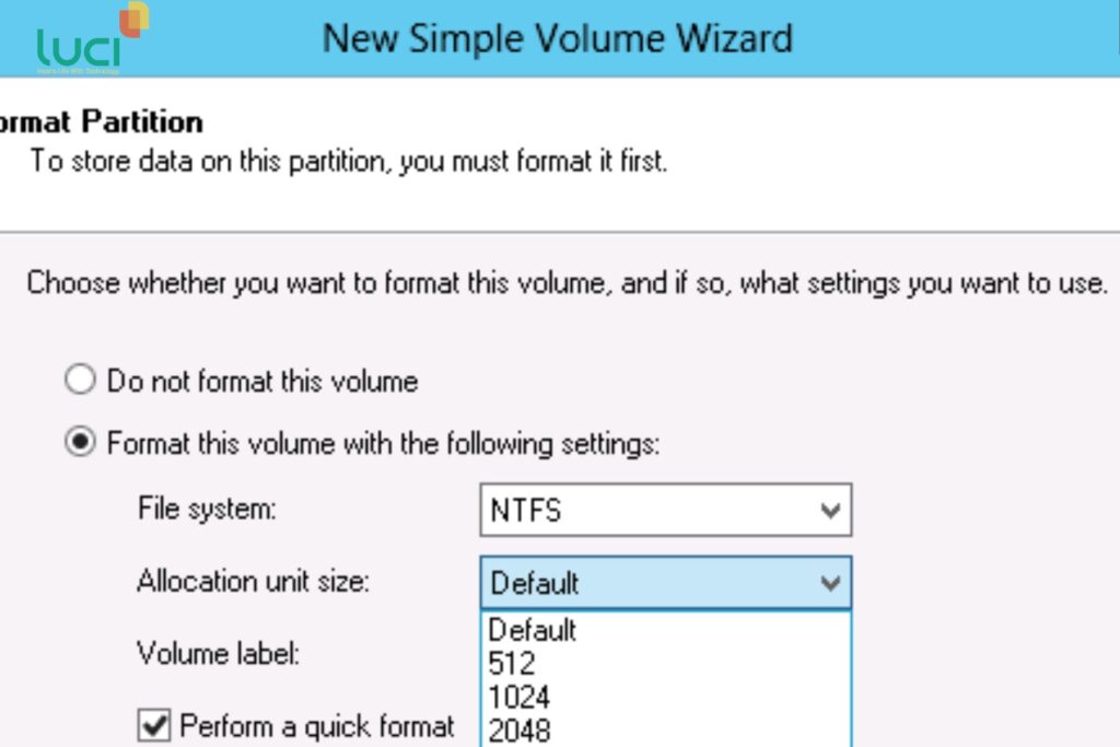 Allocation unit size là gì? Đặt allocation unit size để Format đĩa cứng