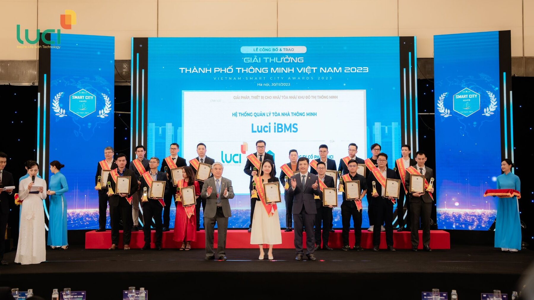 Giải pháp Luci iBMS vinh dự nhận giải thưởng Thành phố thông minh Việt Nam 2023