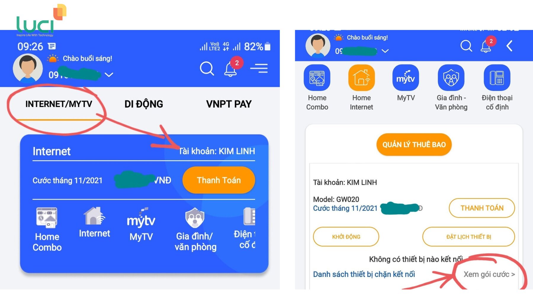 Kiểm tra gói cước Wifi đang sử dụng dễ dàng nhờ ứng dụng My VNPT